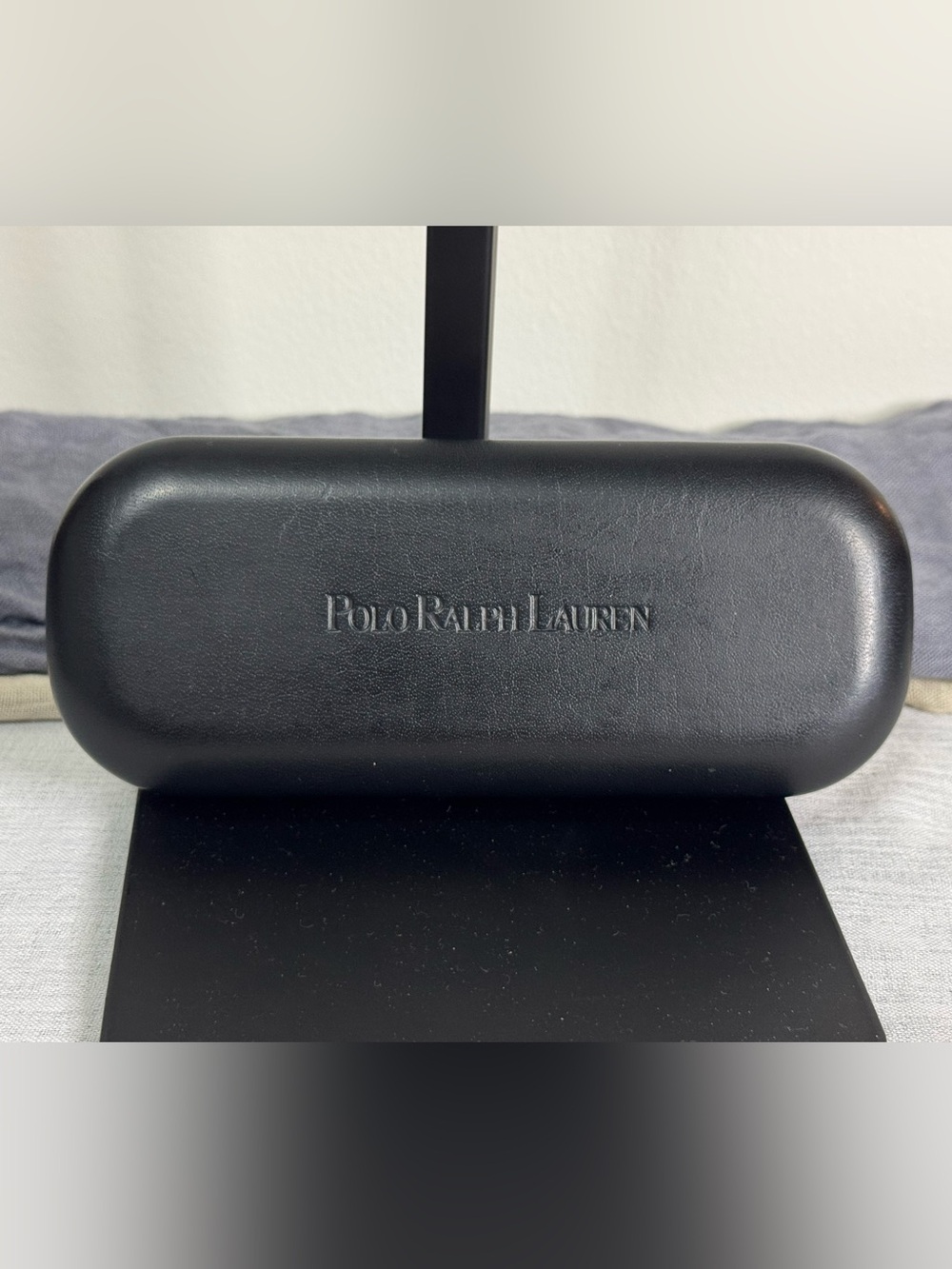 Polo Ralph Lauren Black Hard Clamshell Glasses Case Eyewear Holder Replacement